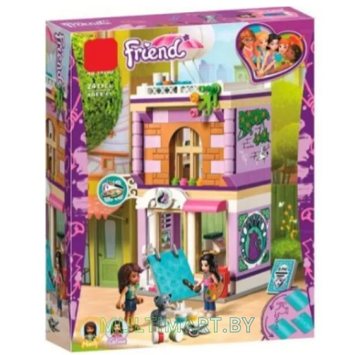 Конструктор Lari Friends Художественная студия Эммы 11200